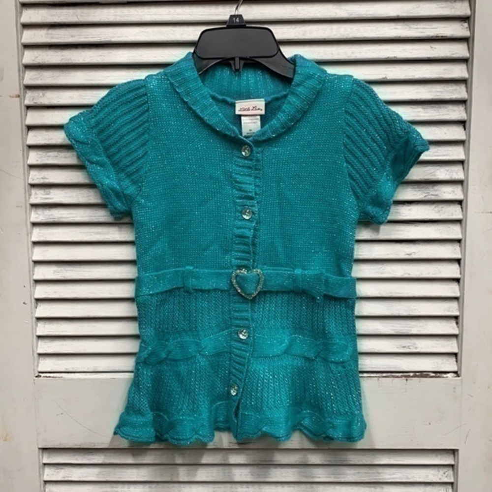 Little Lass Button Up Cardigan size 6X